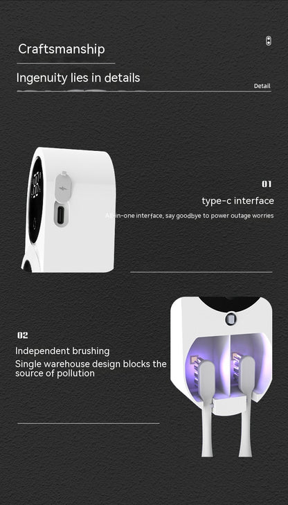 Home Coziness™ UV Toothbrush Holder
